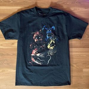 Box Lunch Black Five Nights At Freddy’s FNAF Graphic Tee Print